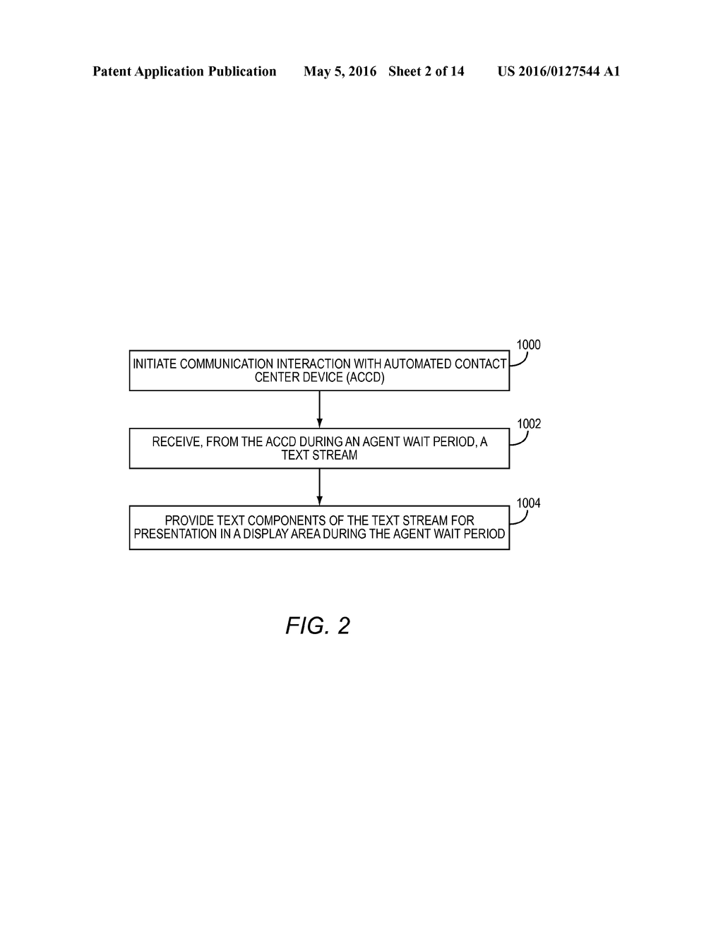 CONTACT CENTER INTERACTIVE TEXT STREAM WAIT TREATMENTS - diagram, schematic, and image 03