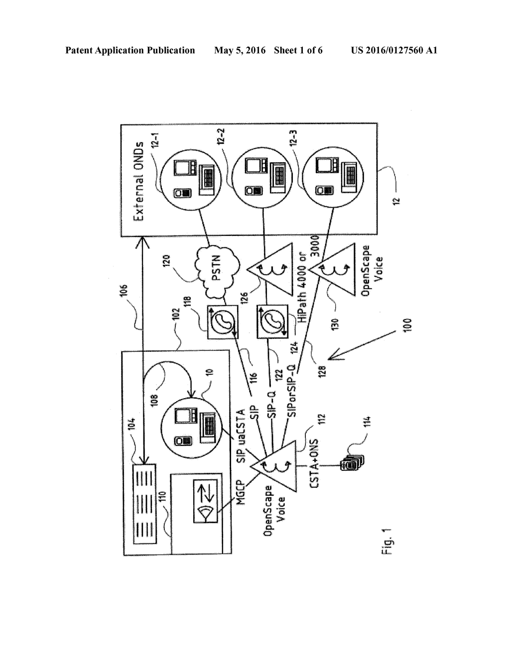 METHOD AND SYSTEM FOR ESTABLISHING A TELECOMMUNICATIONS LINK - diagram, schematic, and image 02