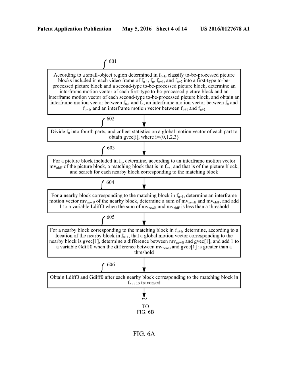 Method for Determining Small-Object Region, and Method and Apparatus for     Interpolating Frame Between Video Frames - diagram, schematic, and image 05