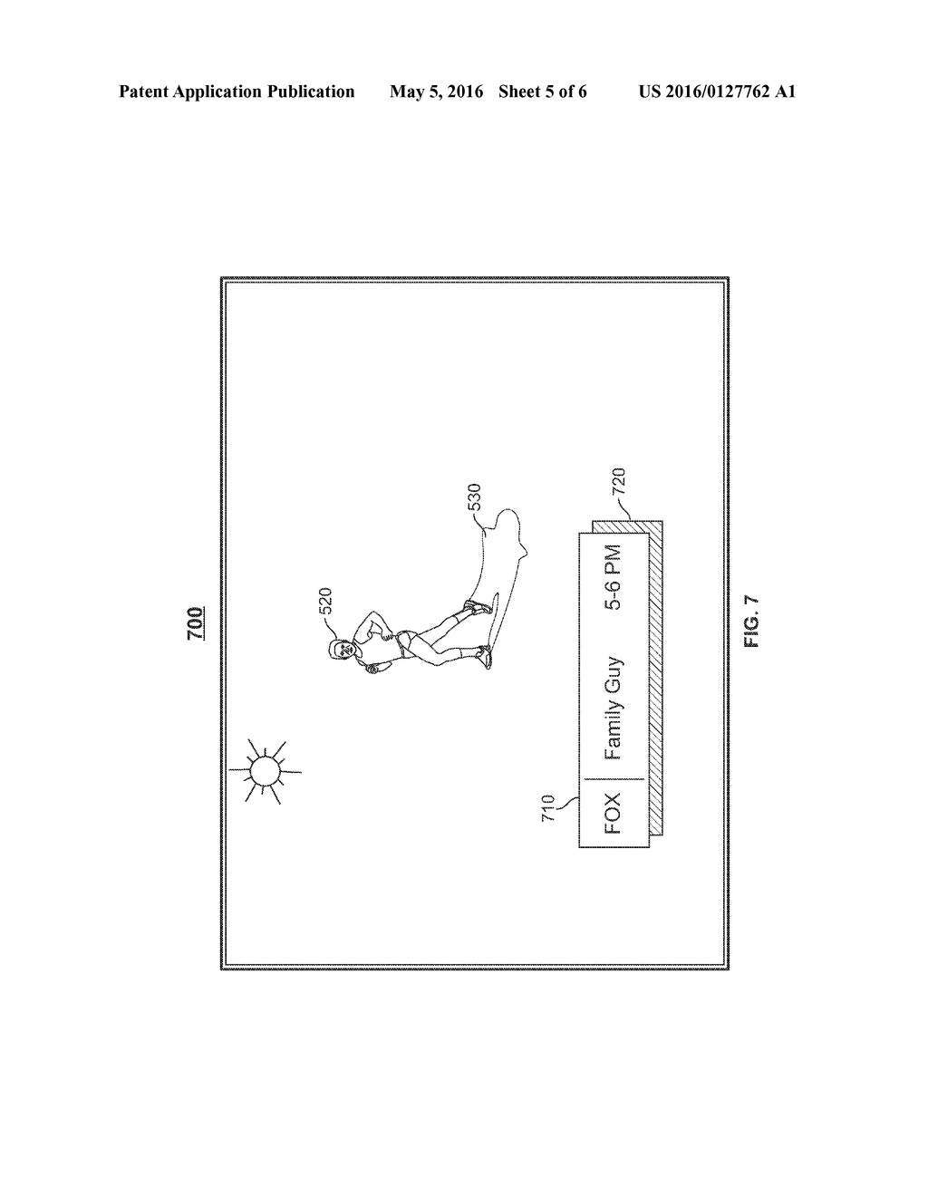 SYSTEMS AND METHODS FOR GENERATING SHADOWS FOR A MEDIA GUIDANCE     APPLICATION BASED ON CONTENT - diagram, schematic, and image 06