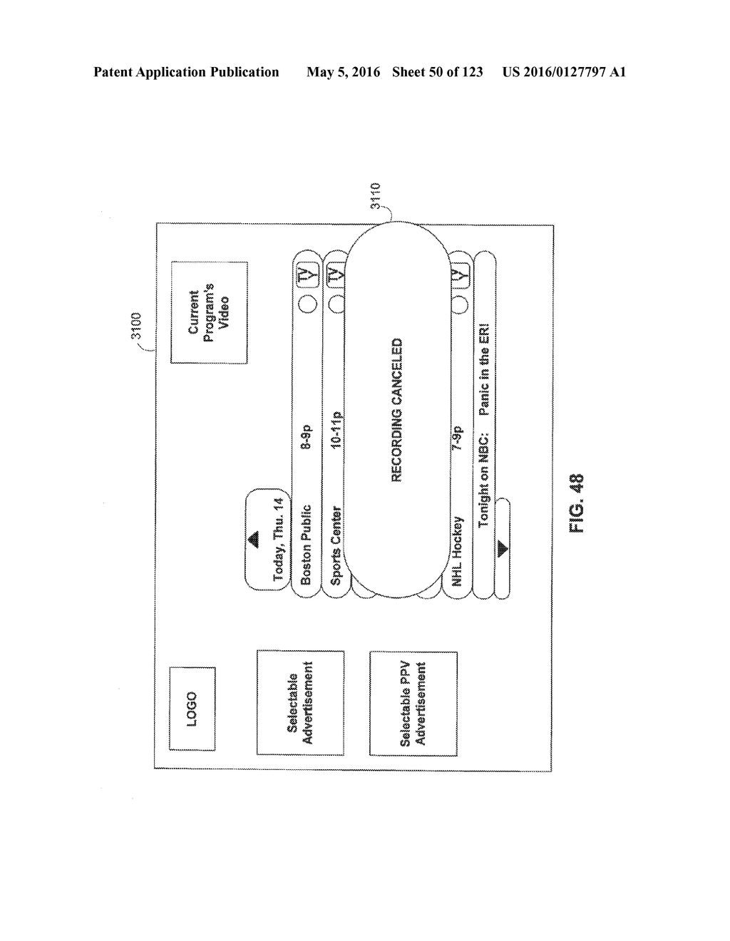 SYSTEMS AND METHODS FOR INTERACTIVE PROGRAM GUIDES WITH PERSONAL VIDEO     RECORDING FEATURES - diagram, schematic, and image 51