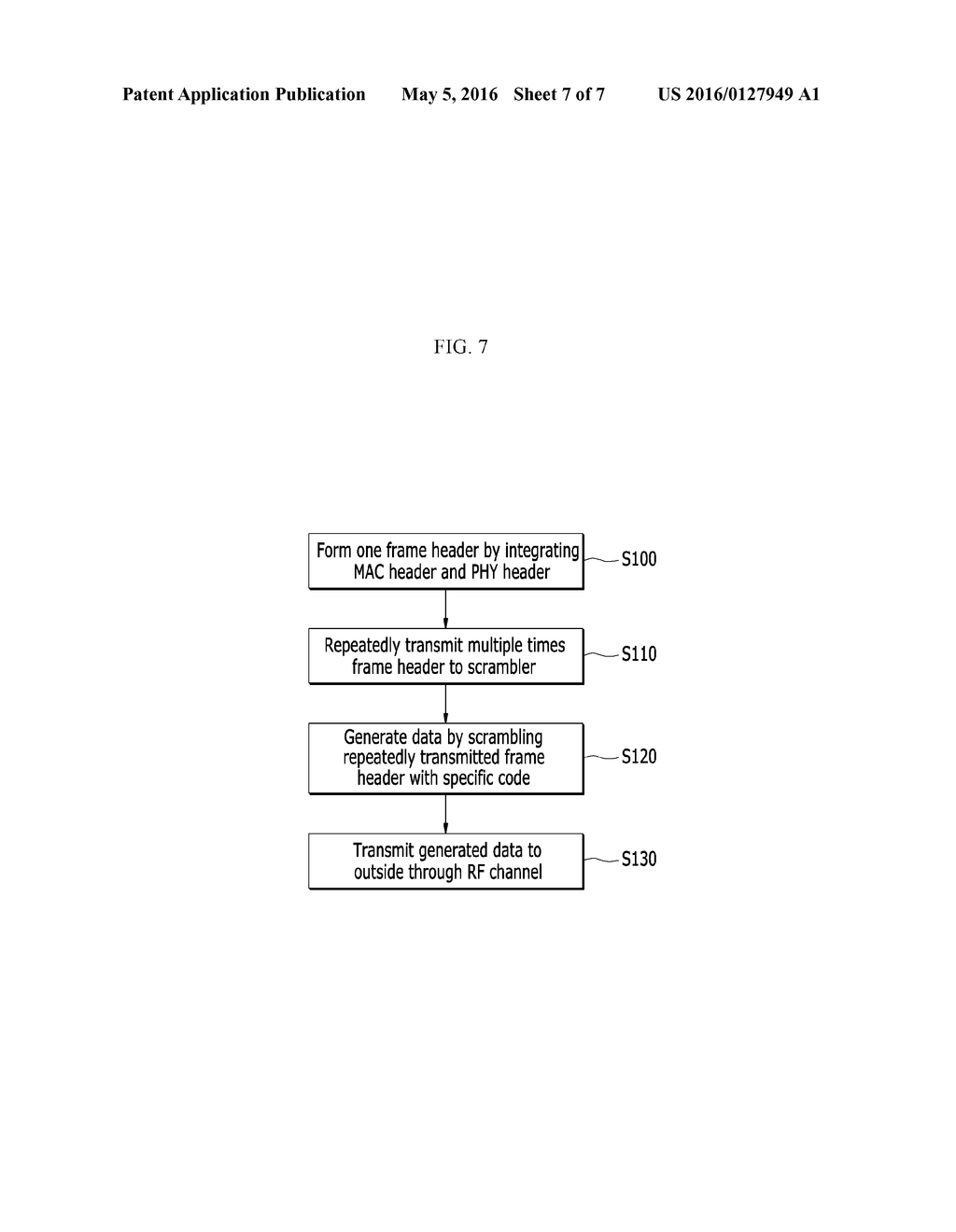 FRAME HEADER TRANSMITTING DEVICE AND METHOD OF TRANSMITTING FRAME HEADER     USING THE SAME - diagram, schematic, and image 08