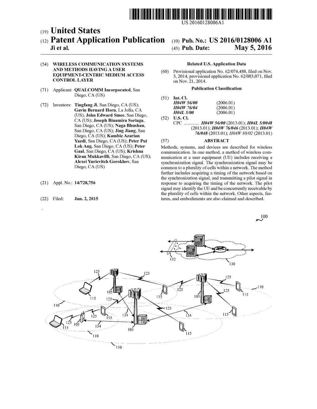 WIRELESS COMMUNICATION SYSTEMS AND METHODS HAVING A USER EQUIPMENT-CENTRIC     MEDIUM ACCESS CONTROL LAYER - diagram, schematic, and image 01