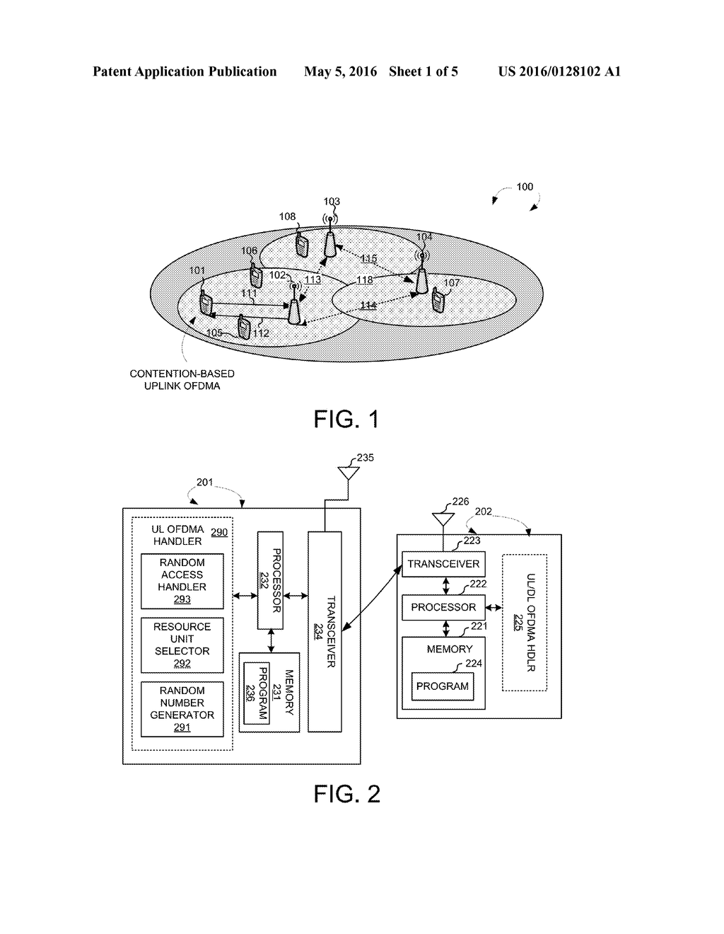 Contention Based Uplink Orthogonal Frequency-Division Multiple Access     (OFDMA) - diagram, schematic, and image 02