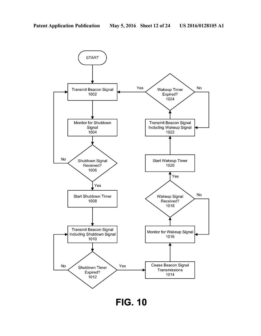 PERIODIC HIGH POWER BEACON BROADCASTS - diagram, schematic, and image 13