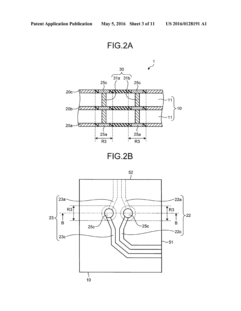 MULTILAYER PRINTED BOARD AND LAYOUT METHOD FOR MULTILAYER PRINTED BOARD - diagram, schematic, and image 04