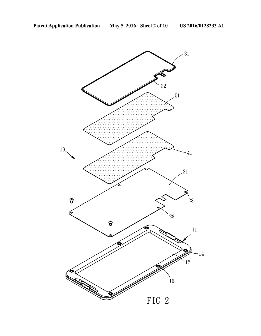 HEAT SINK MODULE FOR MOBILE ELECTRONIC APPARATUS - diagram, schematic, and image 03