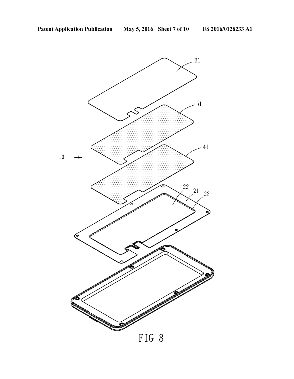 HEAT SINK MODULE FOR MOBILE ELECTRONIC APPARATUS - diagram, schematic, and image 08