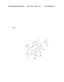 SERIES OF ELECTRONIC COMPONENTS STORED IN A TAPE, MANUFACTURING METHOD FOR     SERIES OF ELECTRONIC COMPONENTS STORED IN A TAPE, AND ELECTRONIC     COMPONENT diagram and image