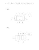 SERIES OF ELECTRONIC COMPONENTS STORED IN A TAPE, MANUFACTURING METHOD FOR     SERIES OF ELECTRONIC COMPONENTS STORED IN A TAPE, AND ELECTRONIC     COMPONENT diagram and image