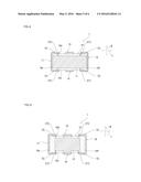 SERIES OF ELECTRONIC COMPONENTS STORED IN A TAPE, MANUFACTURING METHOD FOR     SERIES OF ELECTRONIC COMPONENTS STORED IN A TAPE, AND ELECTRONIC     COMPONENT diagram and image