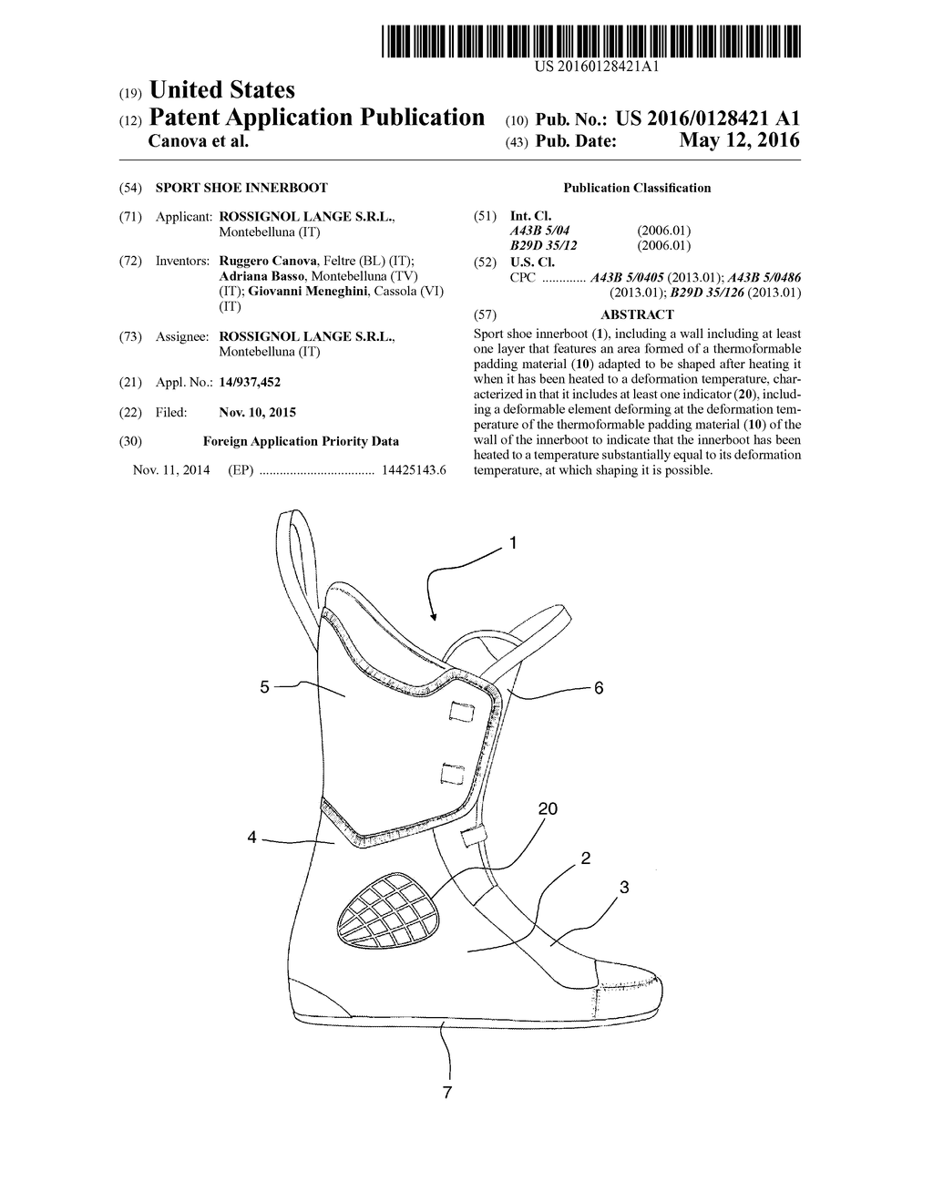 SPORT SHOE INNERBOOT - diagram, schematic, and image 01