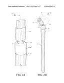 COSMETIC IMPLEMENT WITH MOVABLE APPLICATOR diagram and image