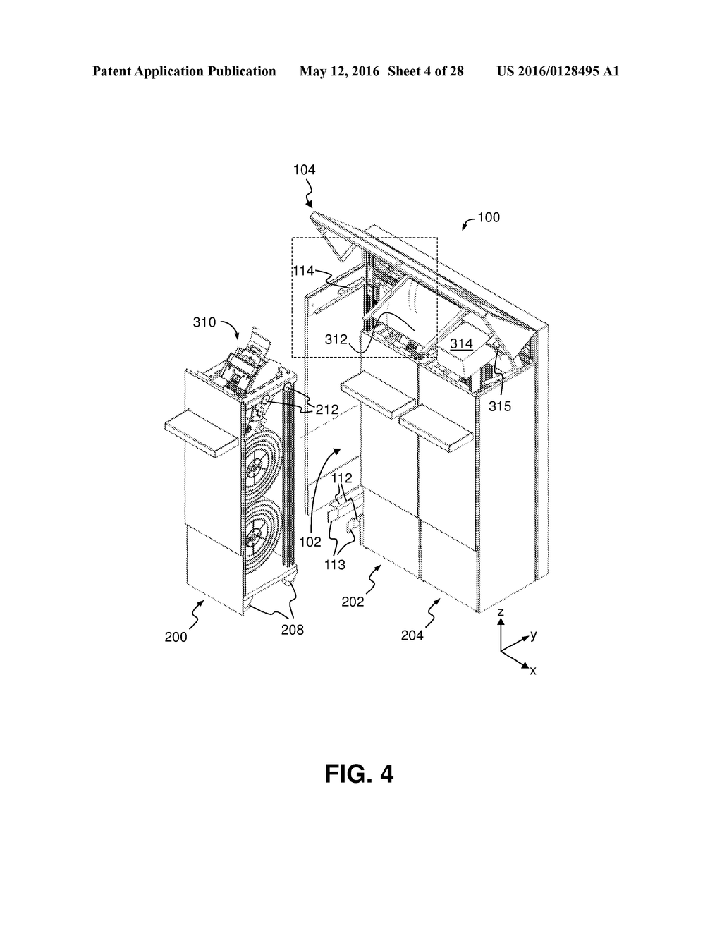 MODULAR CHECK-IN AND BAGGAGE HANDLING SYSTEM AND METHOD - diagram, schematic, and image 05