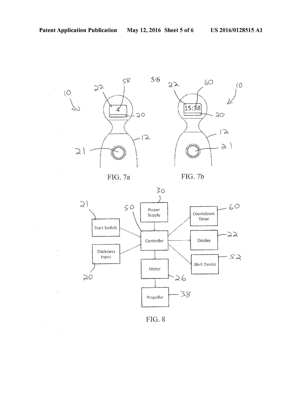 Device And Method For Thawing A Frozen Item In A Container Of Liquid - diagram, schematic, and image 06