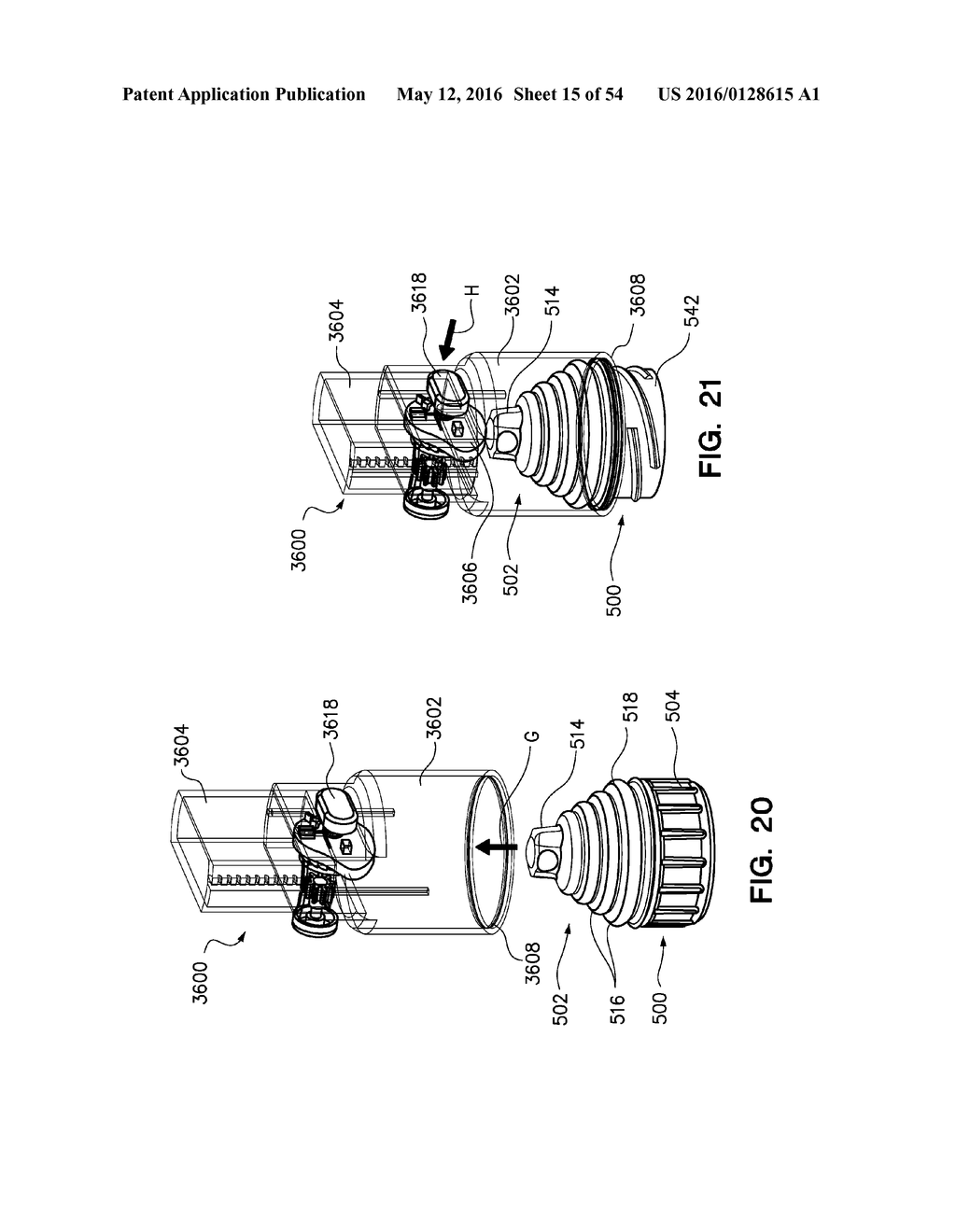 MEDICAL DEVICE INSERTERS AND PROCESSES OF INSERTING AND USING MEDICAL     DEVICES - diagram, schematic, and image 16