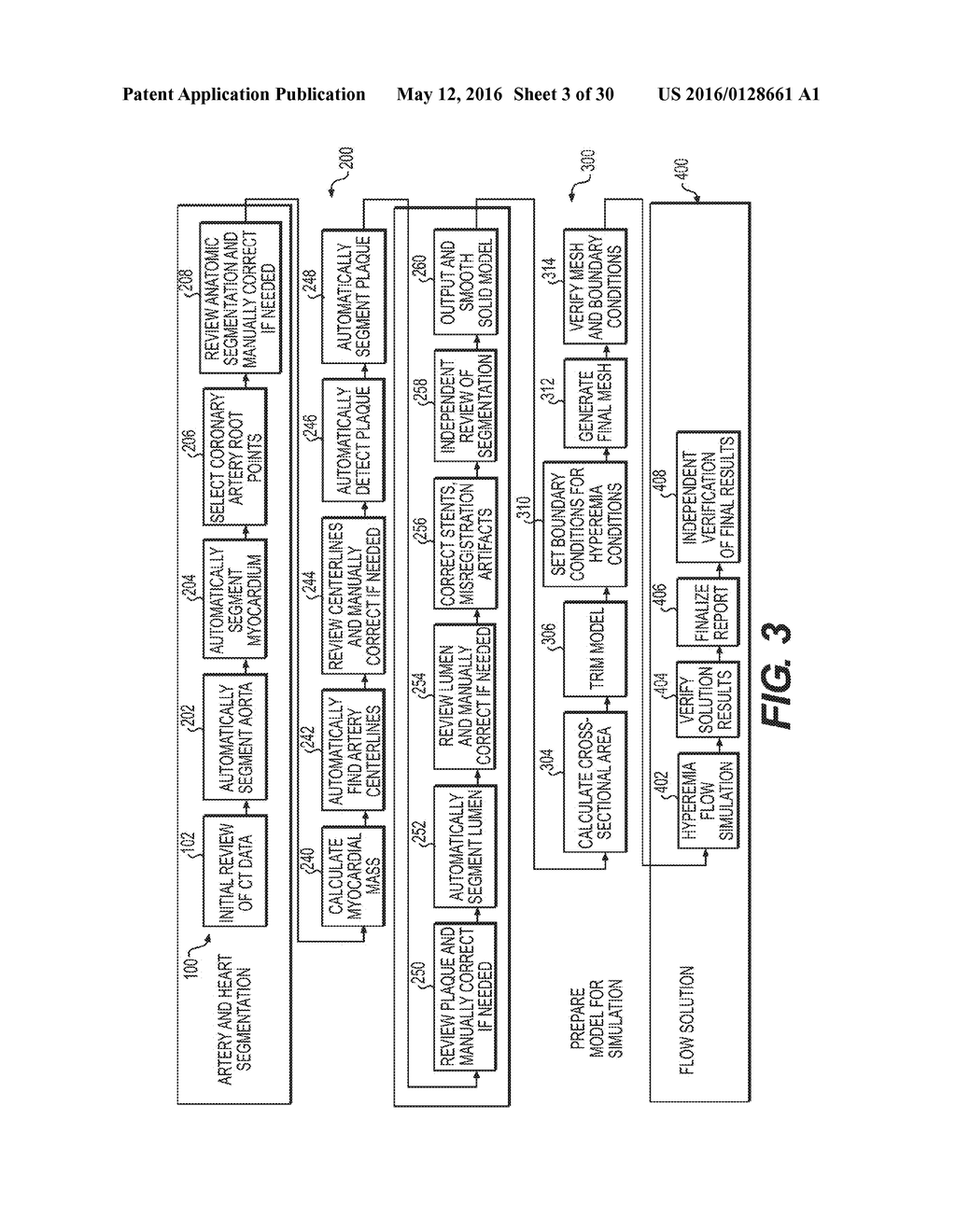 METHOD AND SYSTEM FOR IMAGE PROCESSING TO DETERMINE PATIENT-SPECIFIC BLOOD     FLOW CHARACTERISTICS - diagram, schematic, and image 04