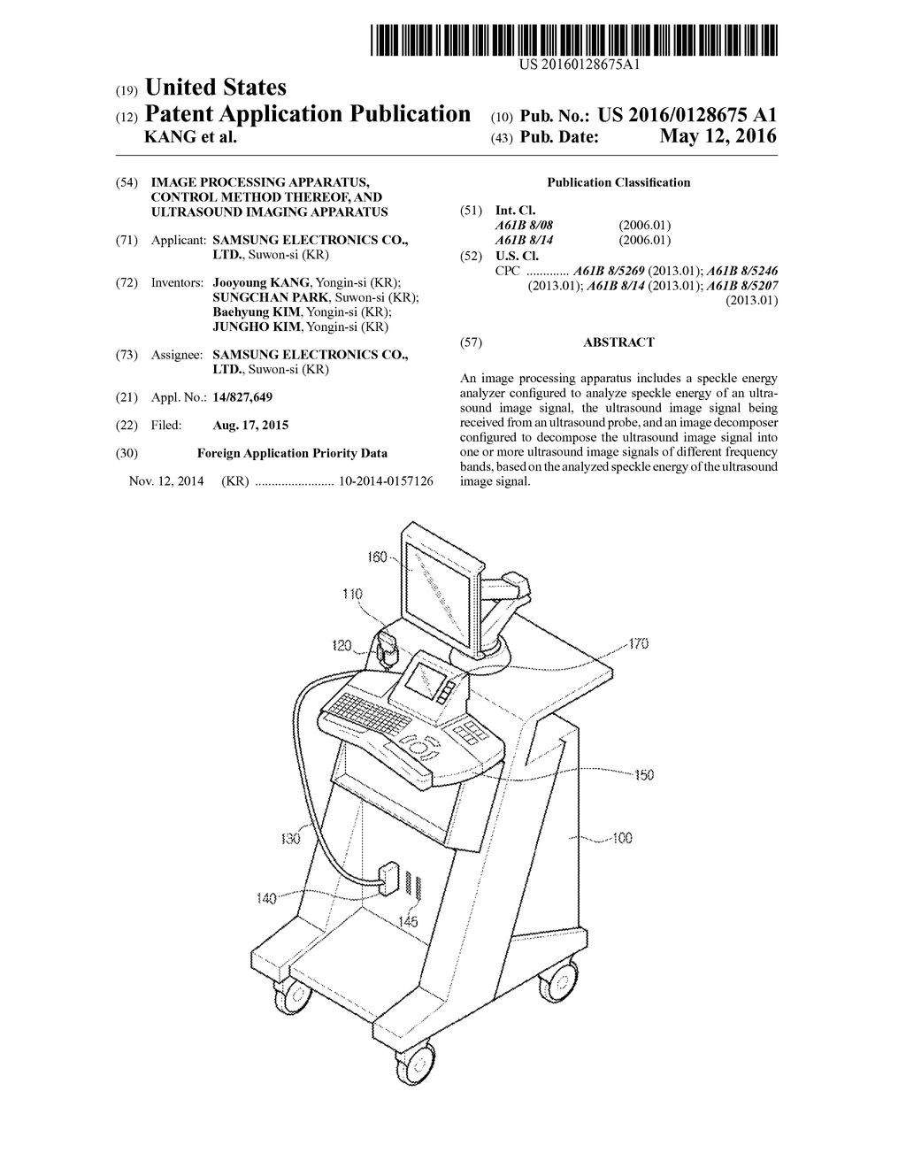 IMAGE PROCESSING APPARATUS, CONTROL METHOD THEREOF, AND ULTRASOUND IMAGING     APPARATUS - diagram, schematic, and image 01