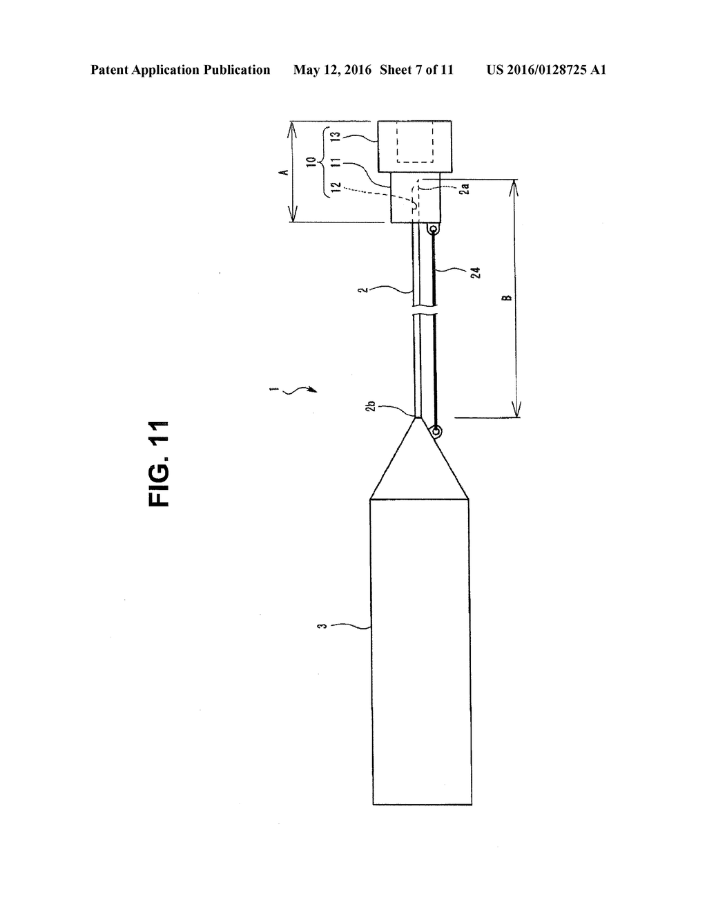 PUNCTURE TREATMENT INSTRUMENT FOR ENDOSCOPE - diagram, schematic, and image 08