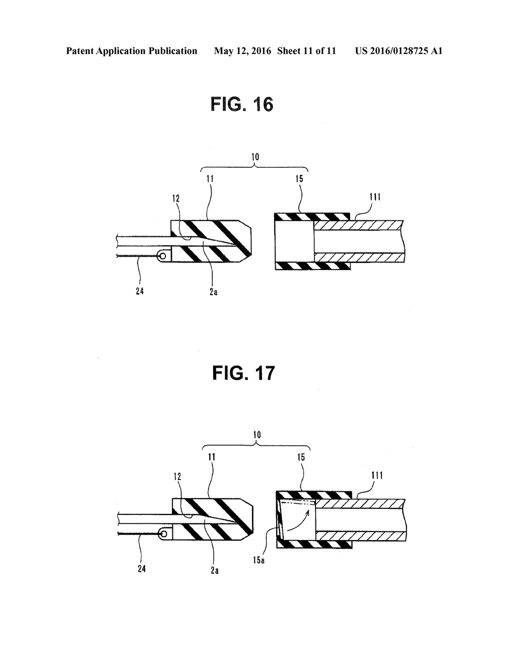 PUNCTURE TREATMENT INSTRUMENT FOR ENDOSCOPE - diagram, schematic, and image 12