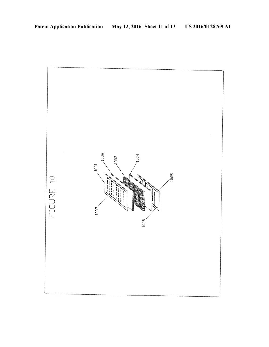 SURGICAL DEVICE FOR THE REMOVAL OF TISSUE EMPLOYING A VIBRATING BEAM WITH     COLD PLASMA STERILIZATION - diagram, schematic, and image 12