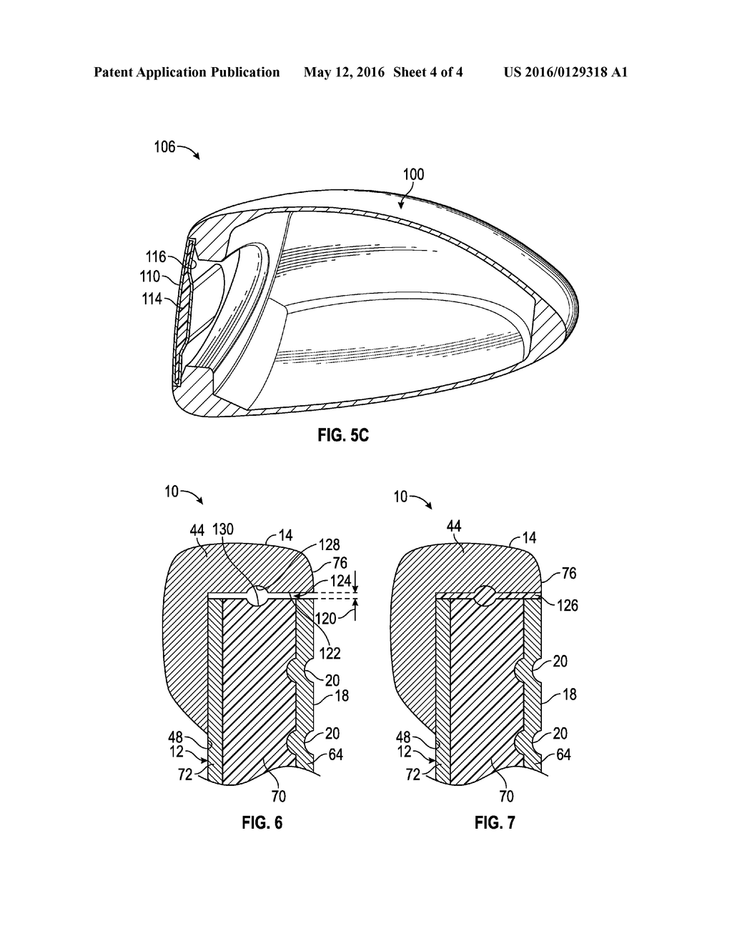 GOLF CLUB HEAD WITH POLYMERIC FACE - diagram, schematic, and image 05