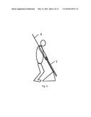 Method for practising golf swing and device therefor diagram and image