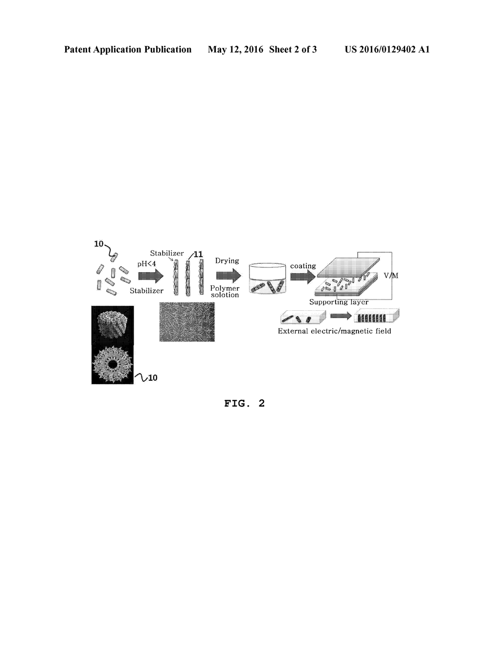 VIRUS HYBRID SEPARATION FILM AND METHOD FOR MANUFACTURING SAME - diagram, schematic, and image 03