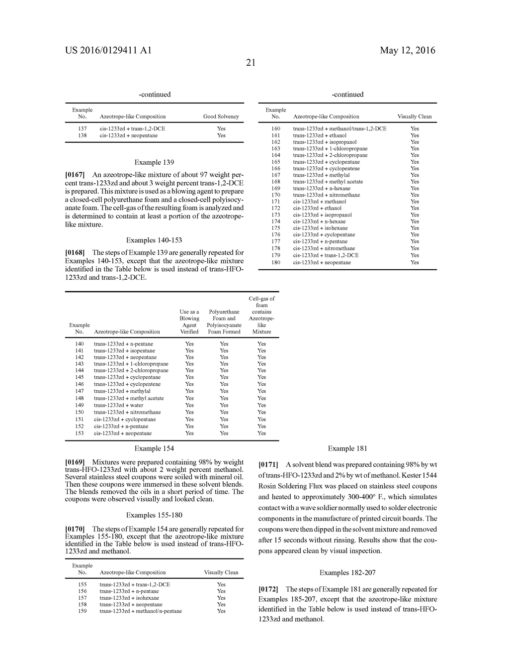 AZEOTROPE-LIKE COMPOSITIONS COMPRISING 1-CHLORO-3,3,3-TRIFLUOROPROPENE - diagram, schematic, and image 29