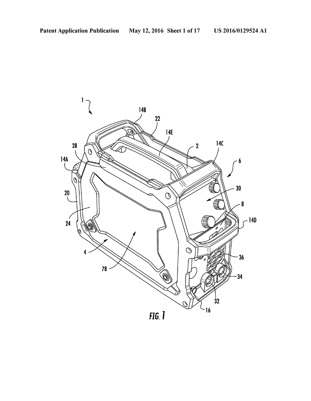 RUGGEDIZED CASING FOR A PORTABLE WELDING SYSTEM - diagram, schematic, and image 02