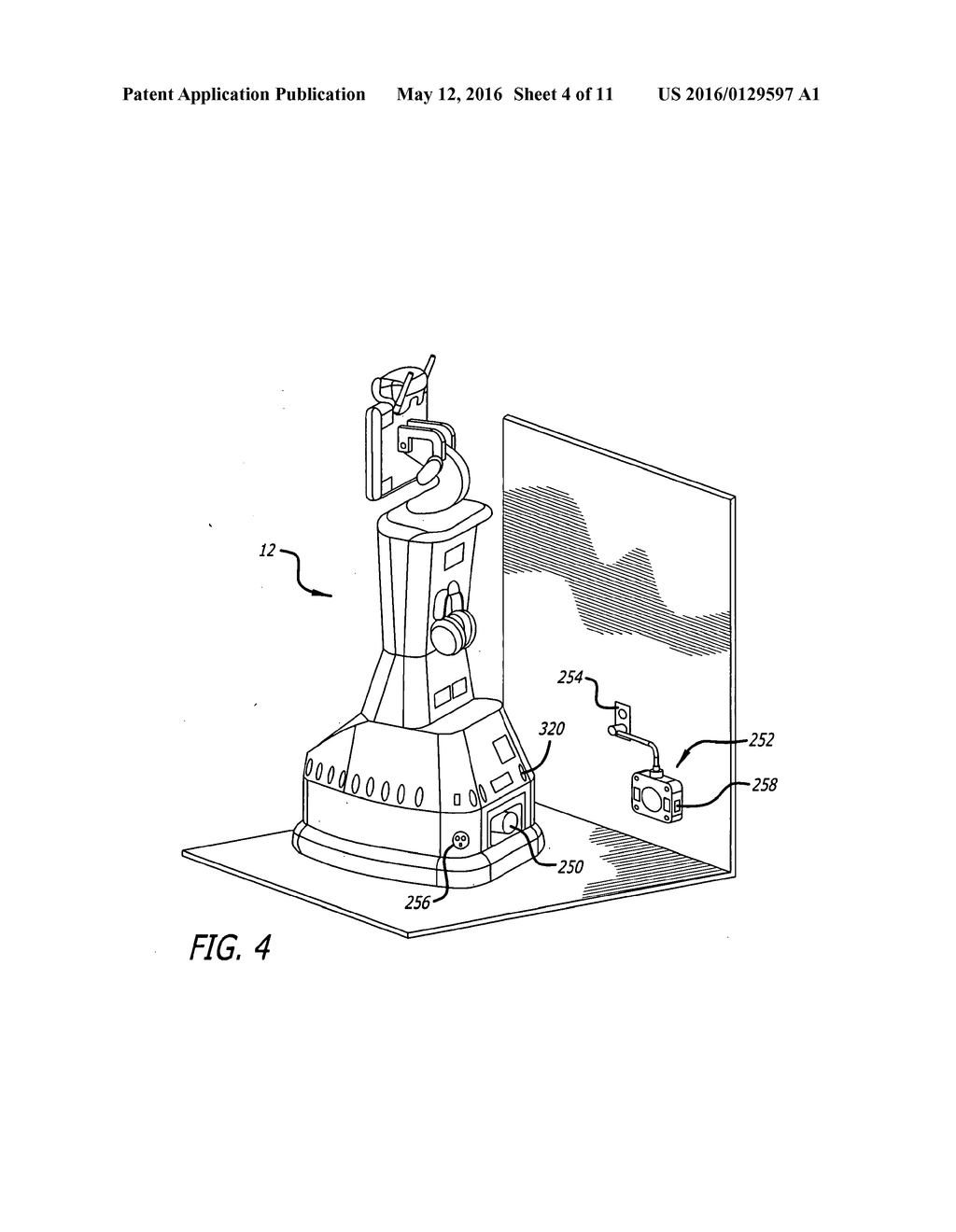 DOCKING SYSTEM FOR A TELE-PRESENCE ROBOT - diagram, schematic, and image 05