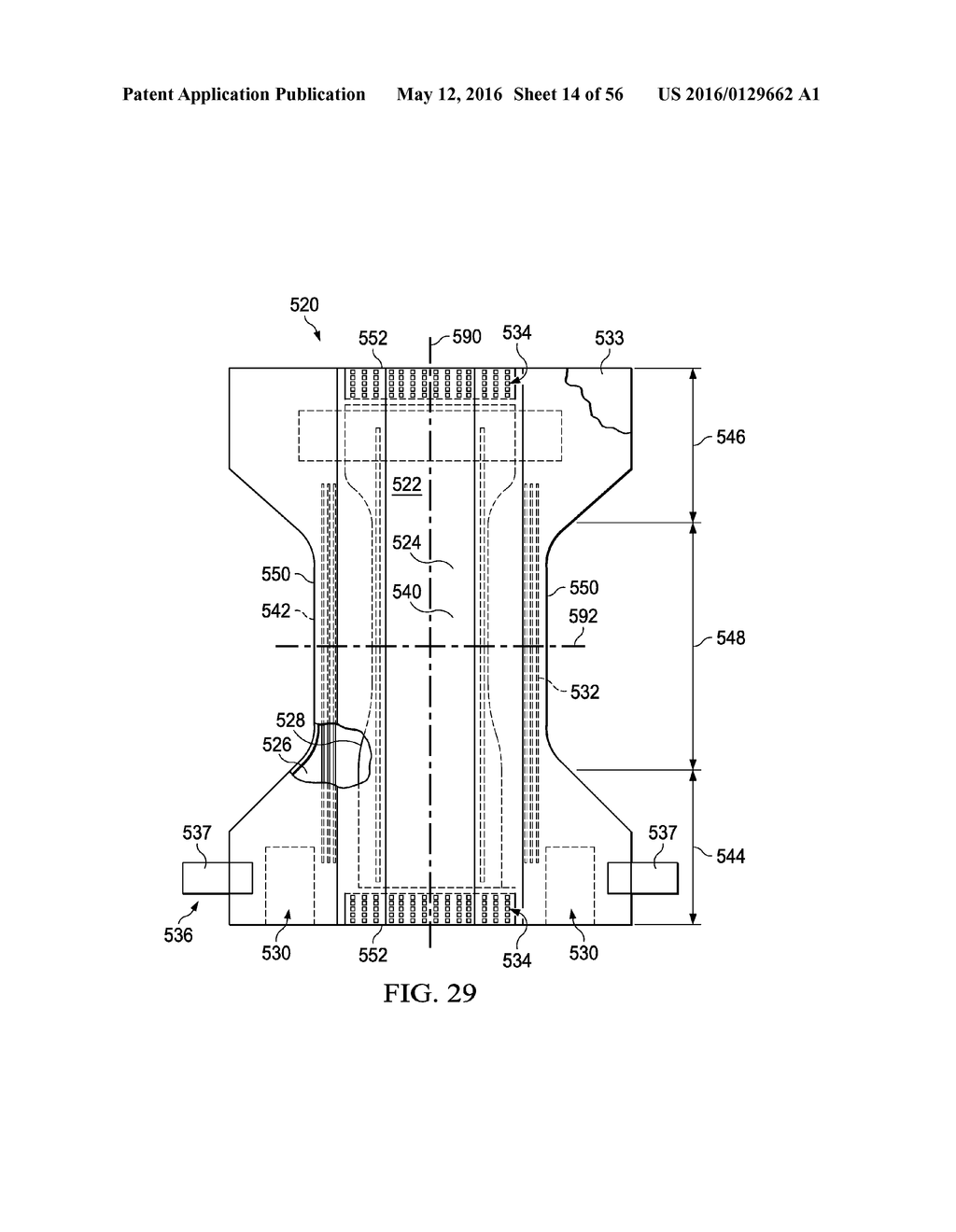 PATTERNED APERTURED WEBS AND METHODS FOR MAKING THE SAME - diagram, schematic, and image 15