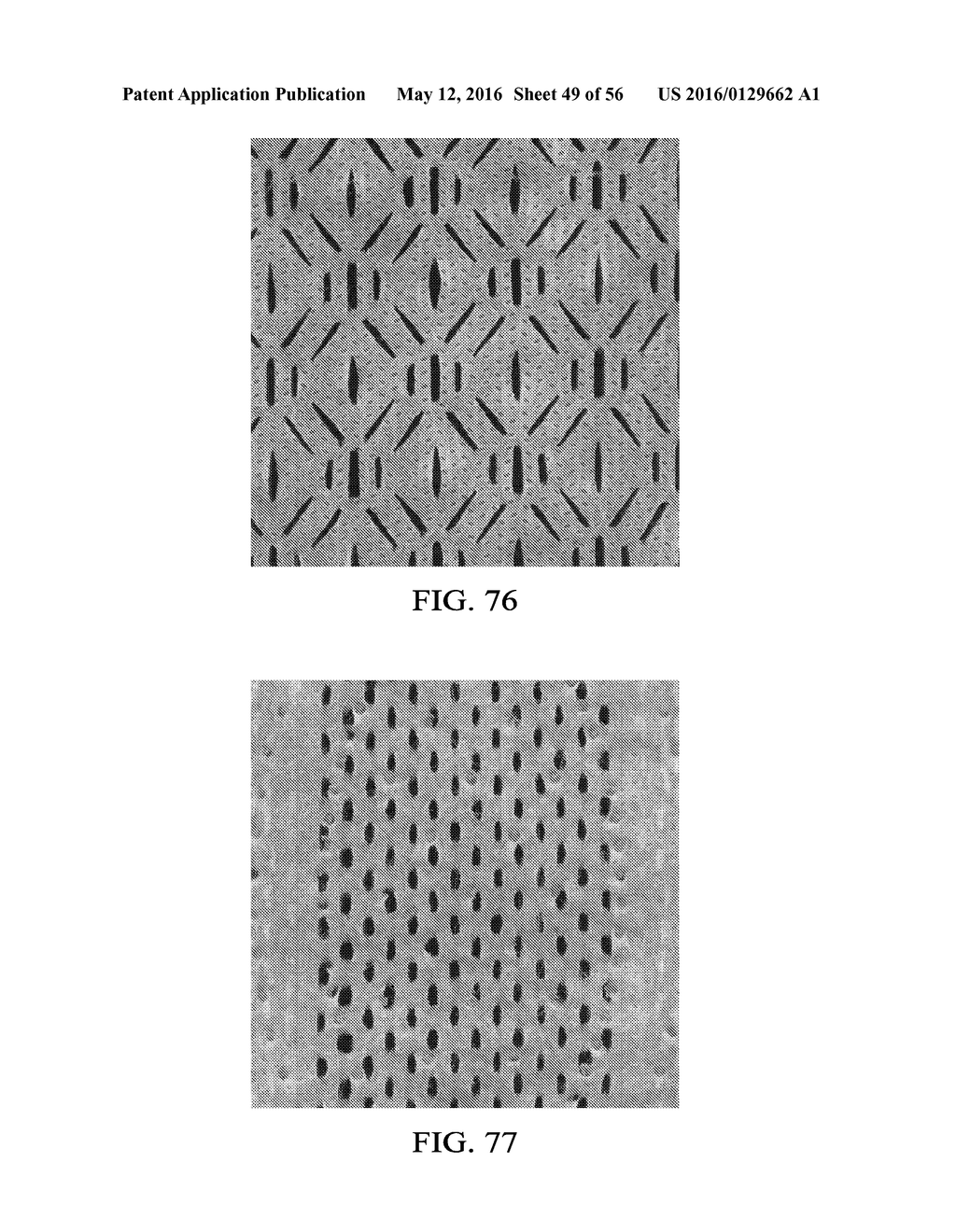 PATTERNED APERTURED WEBS AND METHODS FOR MAKING THE SAME - diagram, schematic, and image 50