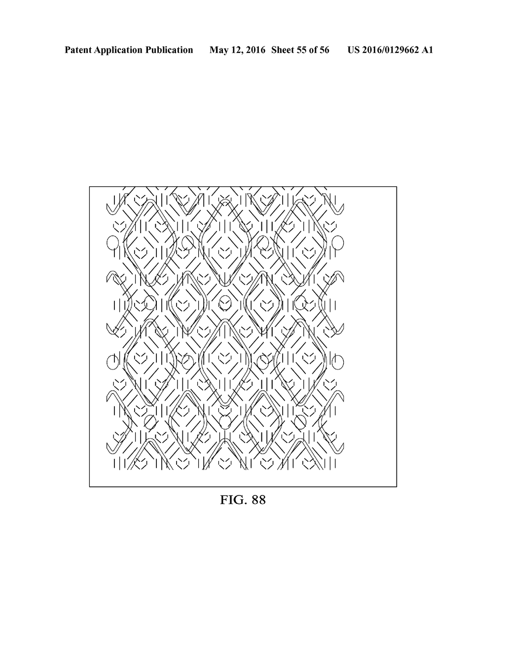 PATTERNED APERTURED WEBS AND METHODS FOR MAKING THE SAME - diagram, schematic, and image 56