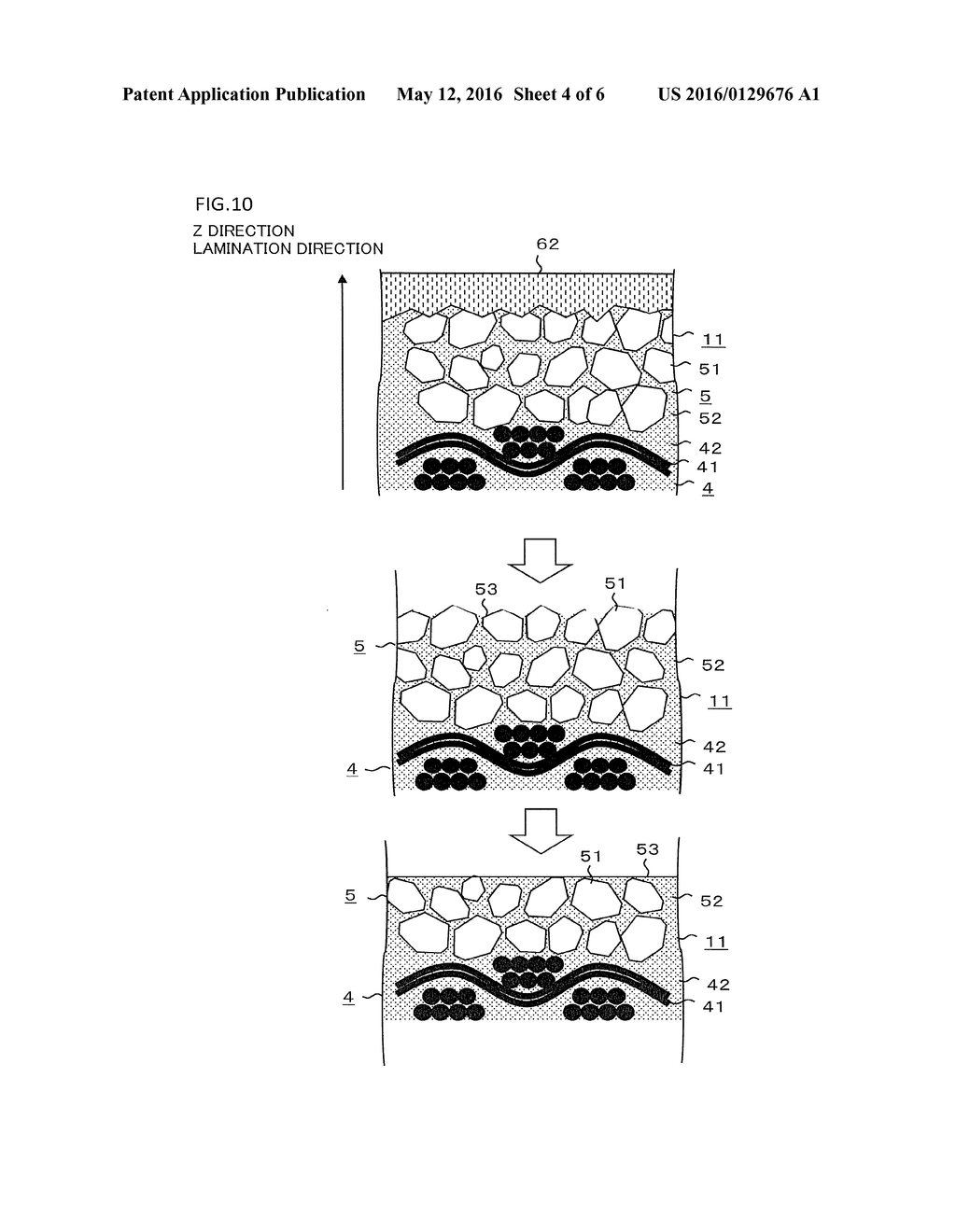 FIBER-REINFORCED PLASTIC, AIR RECTIFICATION COVER FOR ELEVATOR AND PROCESS     FOR MANUFACTURING FIBER-REINFORCED PLASTIC - diagram, schematic, and image 05