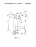 DOCKING STATION FOR A BEVERAGE DISPENSER HAVING A RESERVOIR diagram and image