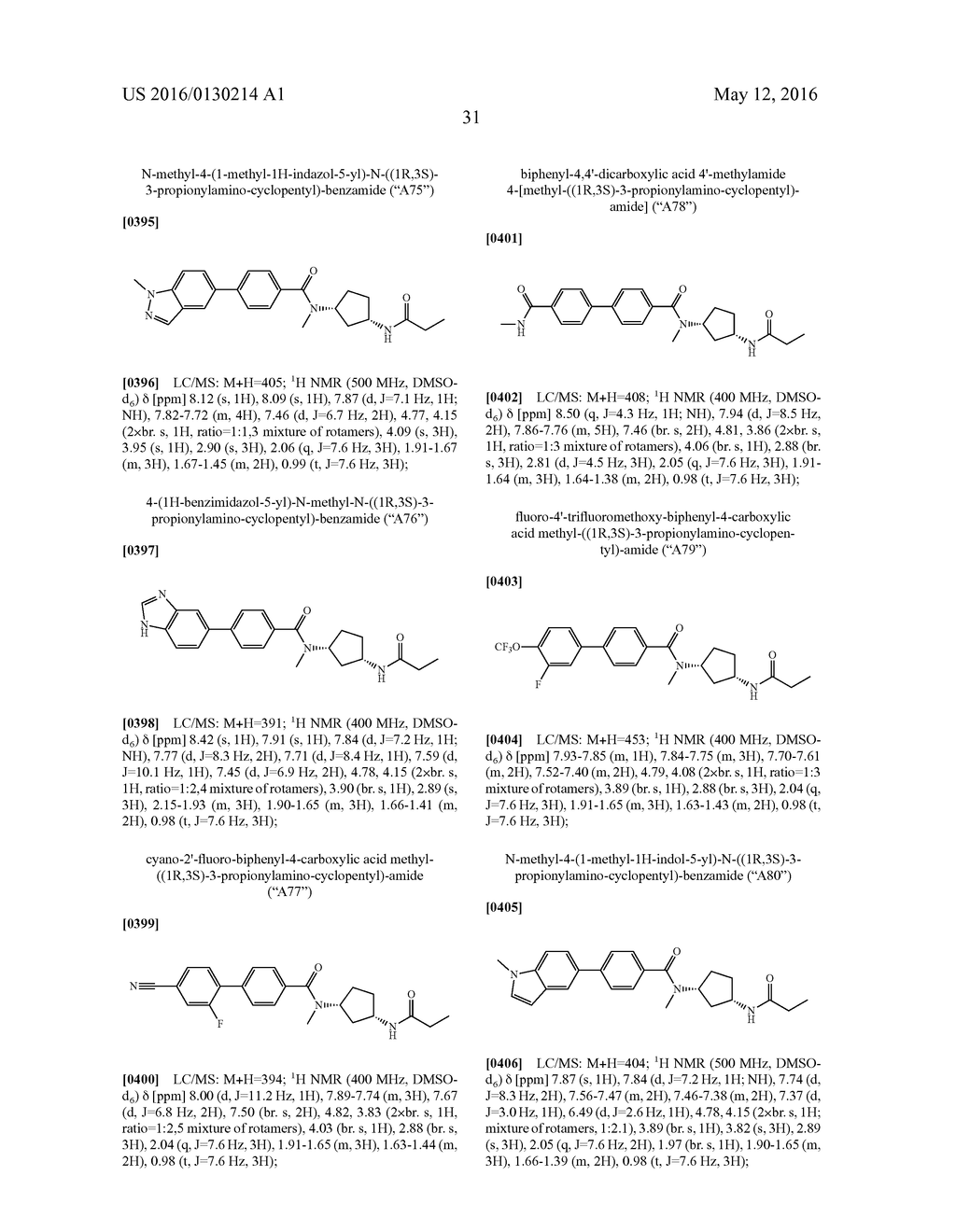 1,3-DIAMINOCYCLOPENTANE CARBOXAMIDE DERIVATIVES - diagram, schematic, and image 32