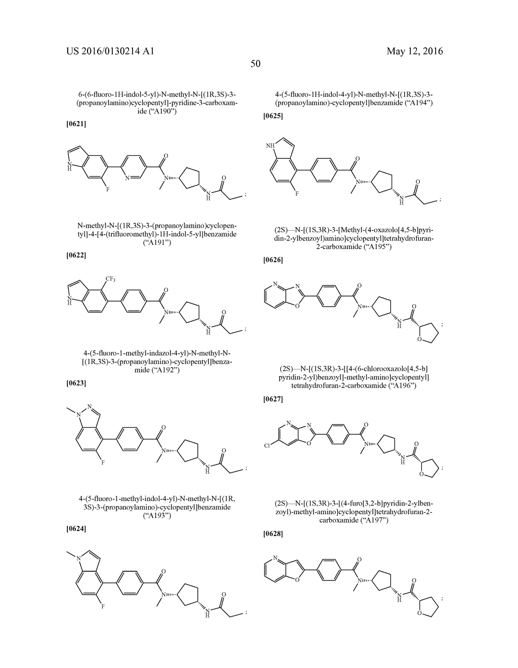 1,3-DIAMINOCYCLOPENTANE CARBOXAMIDE DERIVATIVES - diagram, schematic, and image 51