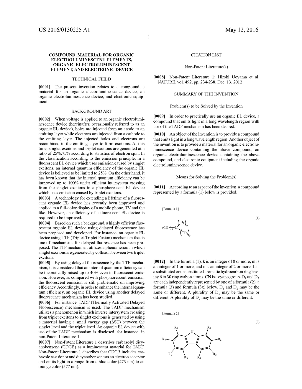 COMPOUND, MATERIAL FOR ORGANIC ELECTROLUMINESCENT ELEMENTS, ORGANIC     ELECTROLUMINESCENT ELEMENT, AND ELECTRONIC DEVICE - diagram, schematic, and image 05