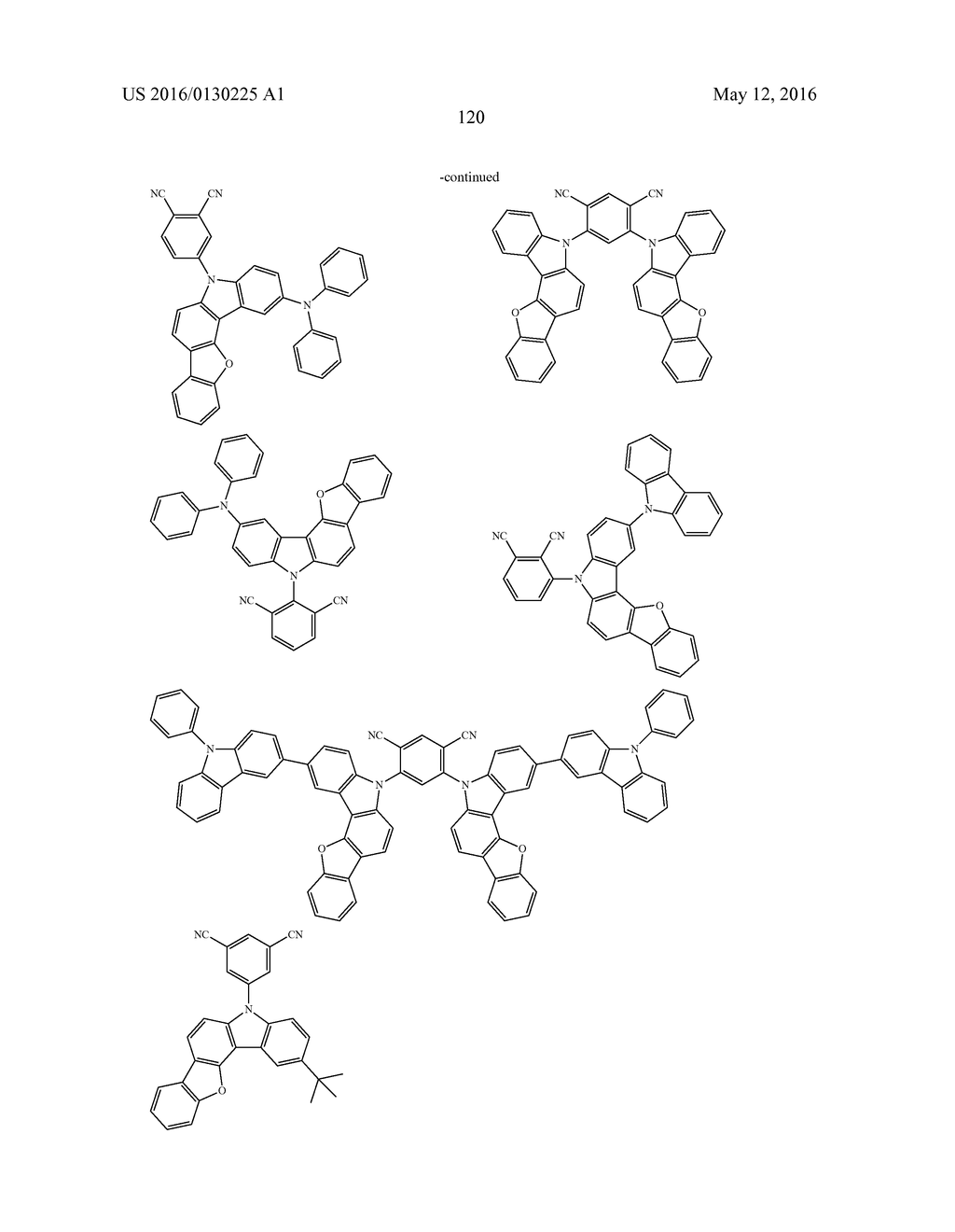 COMPOUND, MATERIAL FOR ORGANIC ELECTROLUMINESCENT ELEMENTS, ORGANIC     ELECTROLUMINESCENT ELEMENT, AND ELECTRONIC DEVICE - diagram, schematic, and image 124