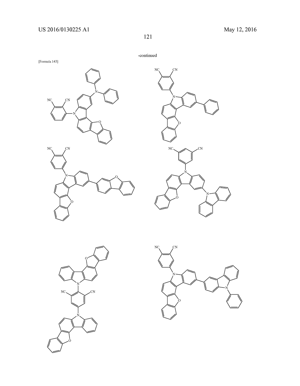 COMPOUND, MATERIAL FOR ORGANIC ELECTROLUMINESCENT ELEMENTS, ORGANIC     ELECTROLUMINESCENT ELEMENT, AND ELECTRONIC DEVICE - diagram, schematic, and image 125