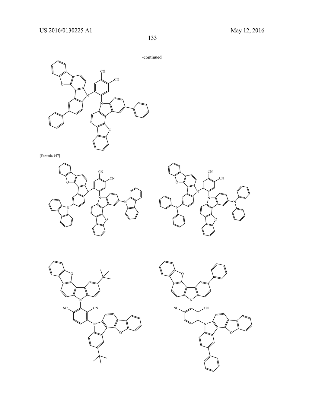 COMPOUND, MATERIAL FOR ORGANIC ELECTROLUMINESCENT ELEMENTS, ORGANIC     ELECTROLUMINESCENT ELEMENT, AND ELECTRONIC DEVICE - diagram, schematic, and image 137