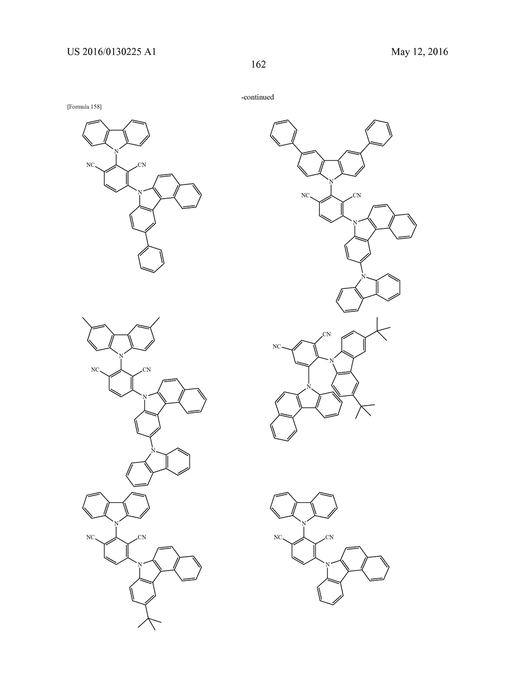 COMPOUND, MATERIAL FOR ORGANIC ELECTROLUMINESCENT ELEMENTS, ORGANIC     ELECTROLUMINESCENT ELEMENT, AND ELECTRONIC DEVICE - diagram, schematic, and image 166