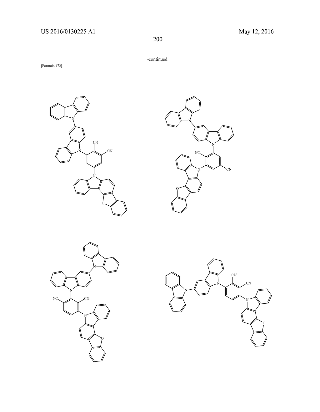 COMPOUND, MATERIAL FOR ORGANIC ELECTROLUMINESCENT ELEMENTS, ORGANIC     ELECTROLUMINESCENT ELEMENT, AND ELECTRONIC DEVICE - diagram, schematic, and image 204