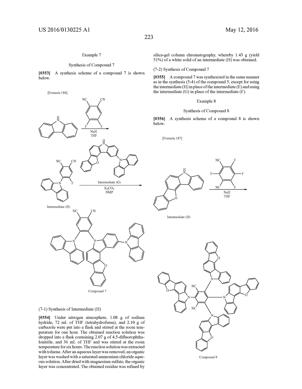 COMPOUND, MATERIAL FOR ORGANIC ELECTROLUMINESCENT ELEMENTS, ORGANIC     ELECTROLUMINESCENT ELEMENT, AND ELECTRONIC DEVICE - diagram, schematic, and image 227