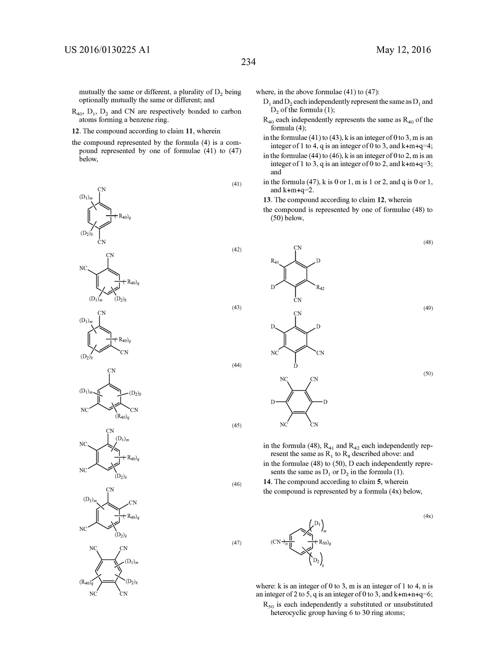 COMPOUND, MATERIAL FOR ORGANIC ELECTROLUMINESCENT ELEMENTS, ORGANIC     ELECTROLUMINESCENT ELEMENT, AND ELECTRONIC DEVICE - diagram, schematic, and image 238