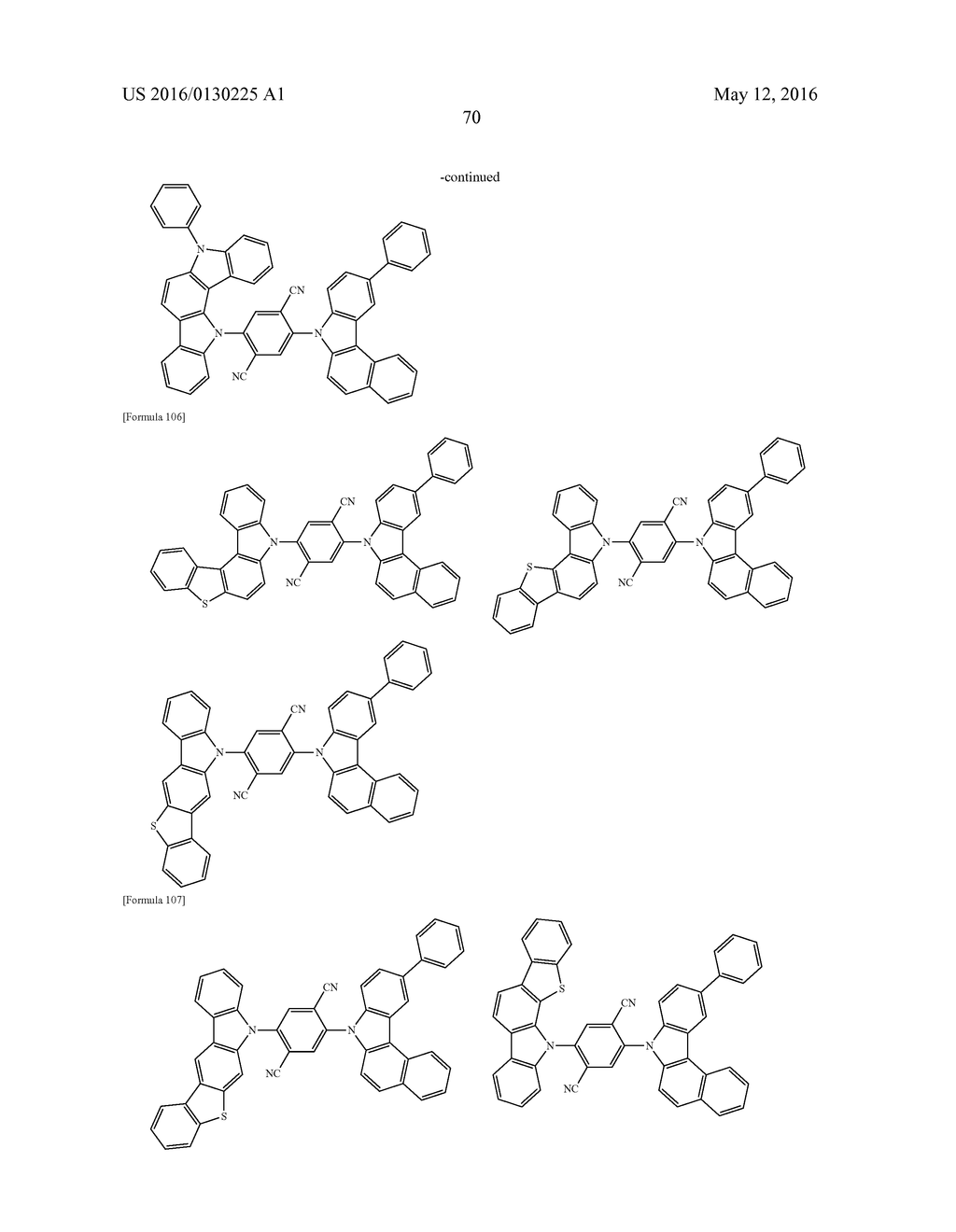 COMPOUND, MATERIAL FOR ORGANIC ELECTROLUMINESCENT ELEMENTS, ORGANIC     ELECTROLUMINESCENT ELEMENT, AND ELECTRONIC DEVICE - diagram, schematic, and image 74