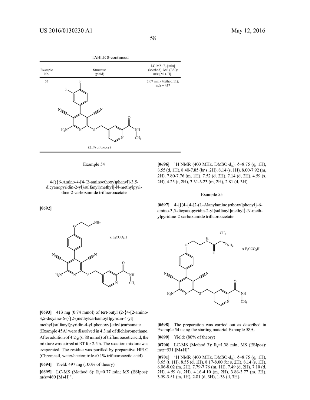 SUBSTITUTED DICYANOPYRIDINES AND USE THEREOF - diagram, schematic, and image 59