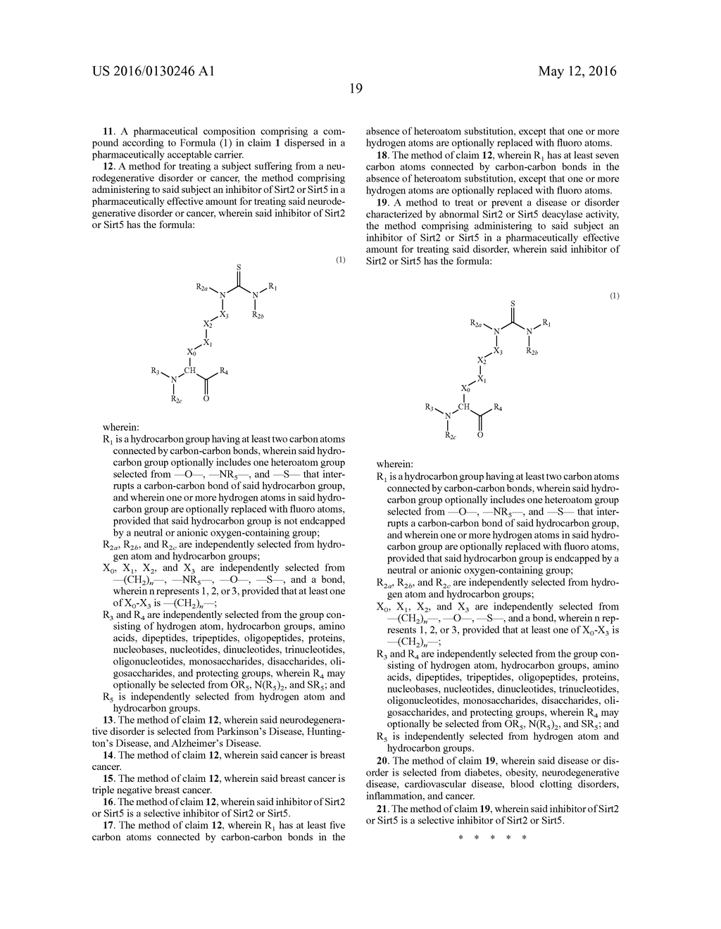 THIOUREA COMPOUNDS AND THEIR USE AS INHIBITORS OF SIRT2 OR SIRT5 - diagram, schematic, and image 25