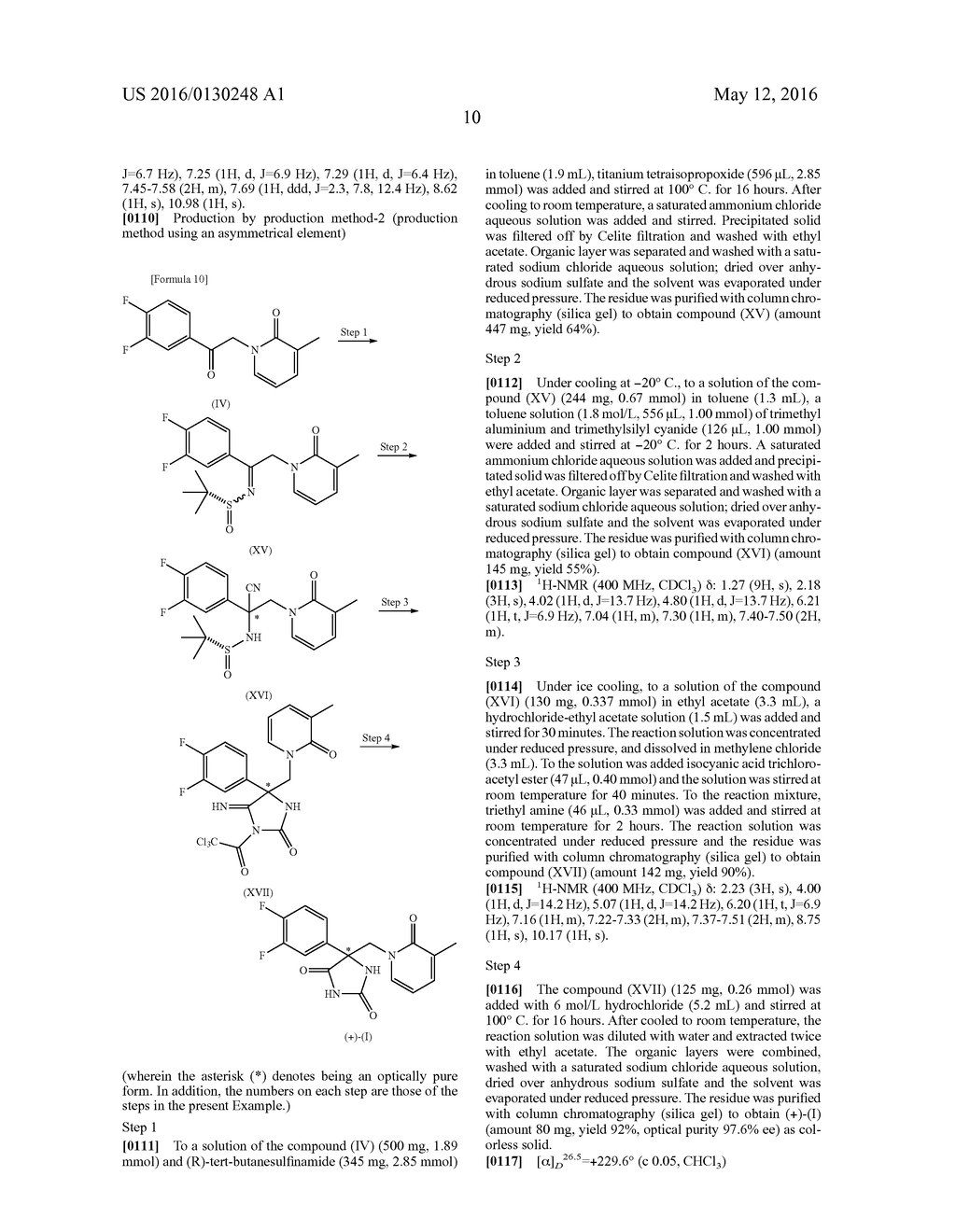 (+)-5-(3,4-DIFLUOROPHENYL)-5-[(3-METHYL-2-OXOPYRIDIN-1(2H)-YL)METHYL]IMIDA-    ZOLIDINE-2,4-DIONE AND DRUG CONTAINING SAME - diagram, schematic, and image 11